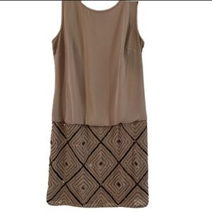 ⚡️ Mauve Adrianna Papell formal midi dress